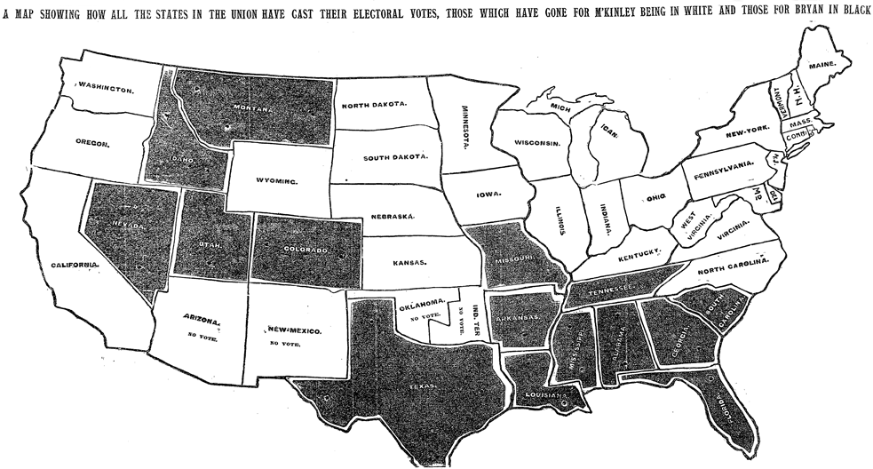 1968 Presidential Election Map