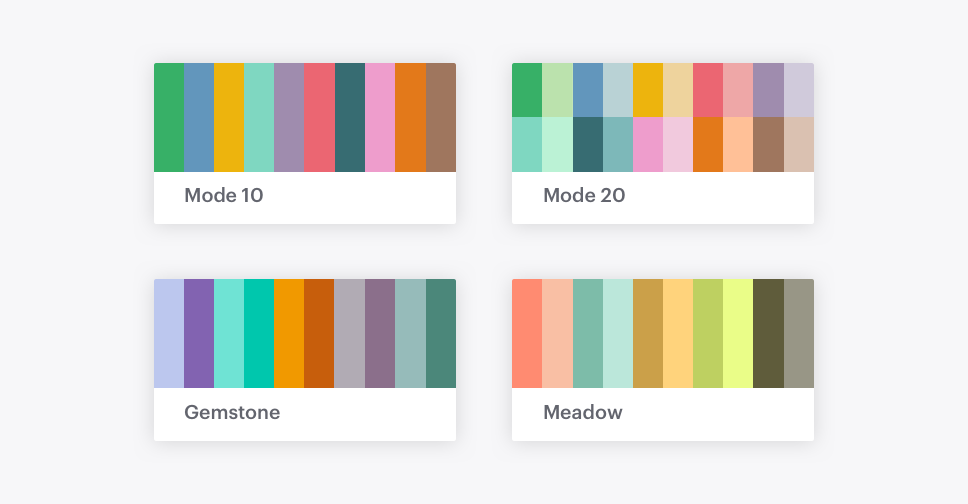 Brand new default palettes.