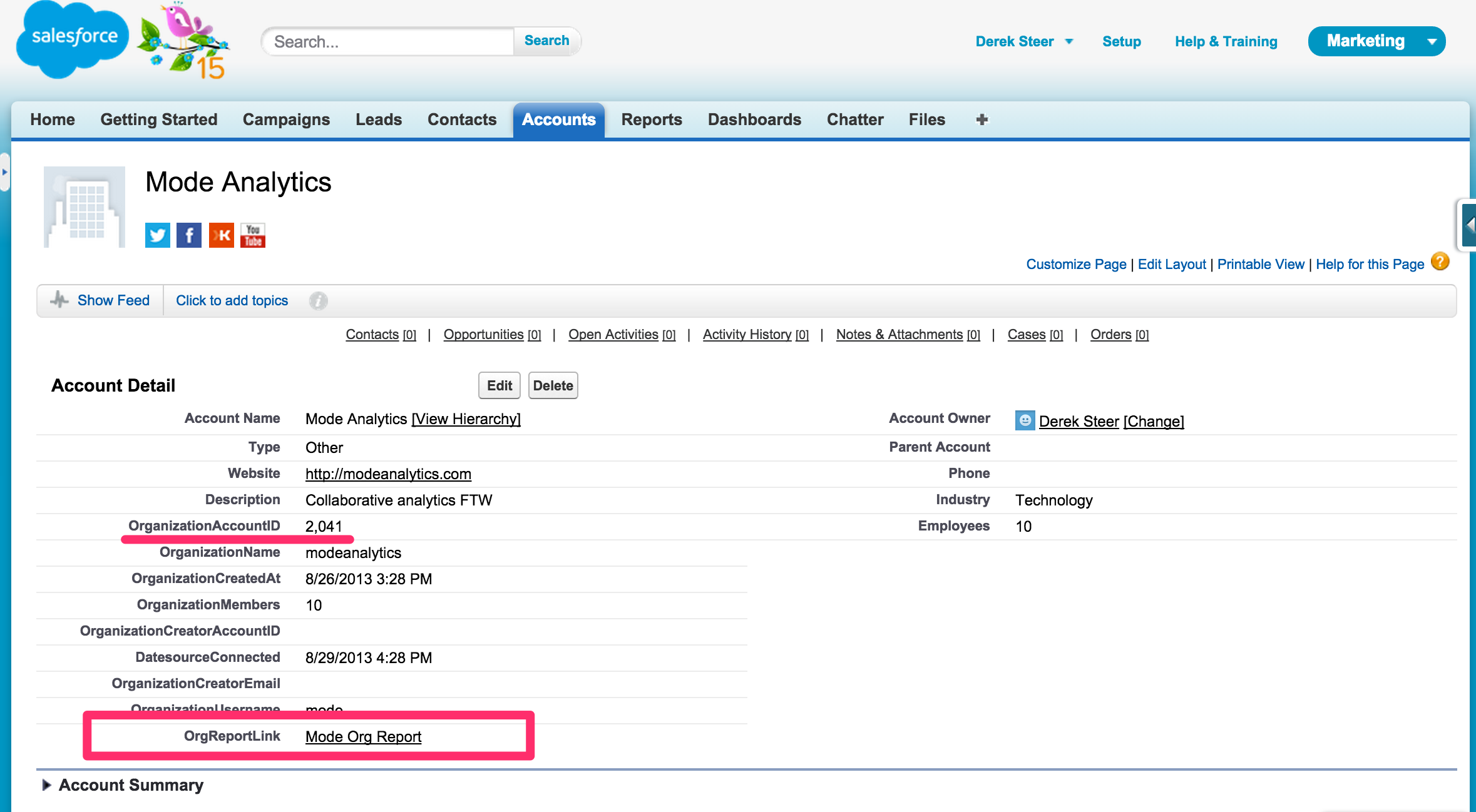 Adding Parameterized Queries to Salesforce