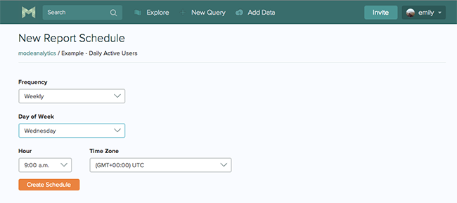 Scheduler Options