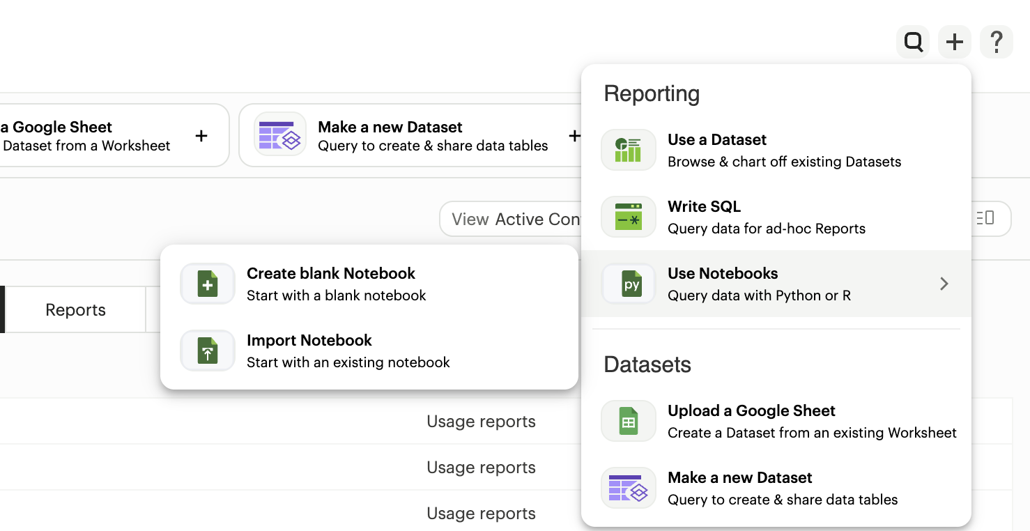 notebook quick start
