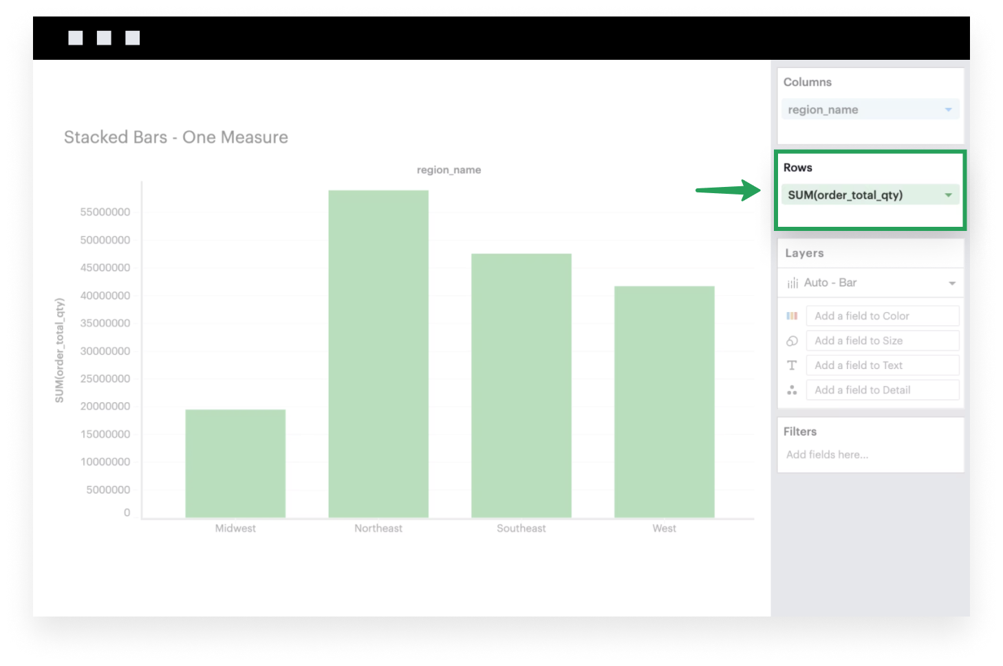 Making Transparent Bar Charts in Tableau